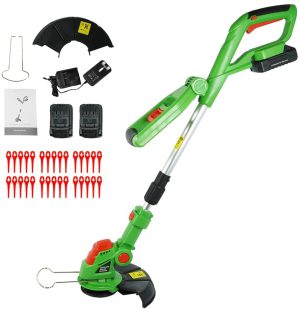 electric strimmer with blades