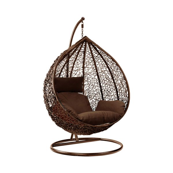 Brown Egg Chair & Brown Cushion