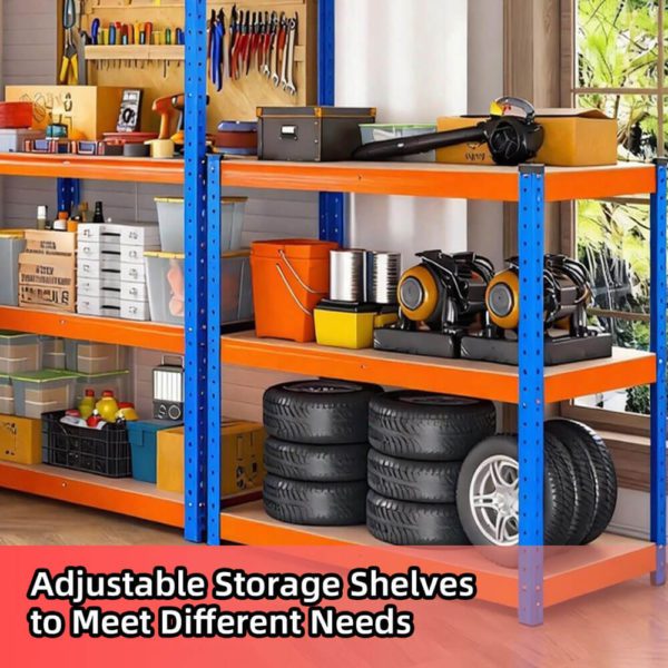 Heavy-Duty Galvanised Steel Storage Rack with 400kg Per Shelf