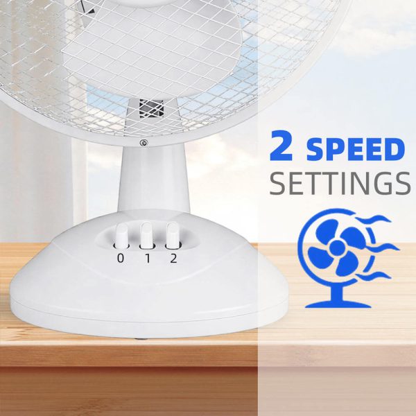 Compact Desk Fan 9 Inch – Quiet & Energy Efficient