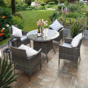 4 Seater Rattan Garden Furniture Set