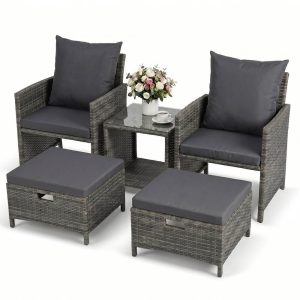 Rattan Garden Sofa Set