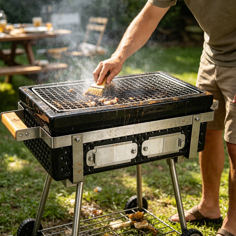 Clean a Charcoal BBQ Grill
