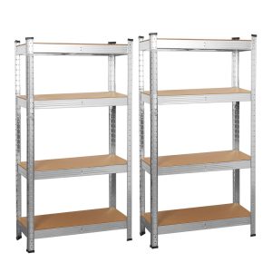 2-pack steel shelving