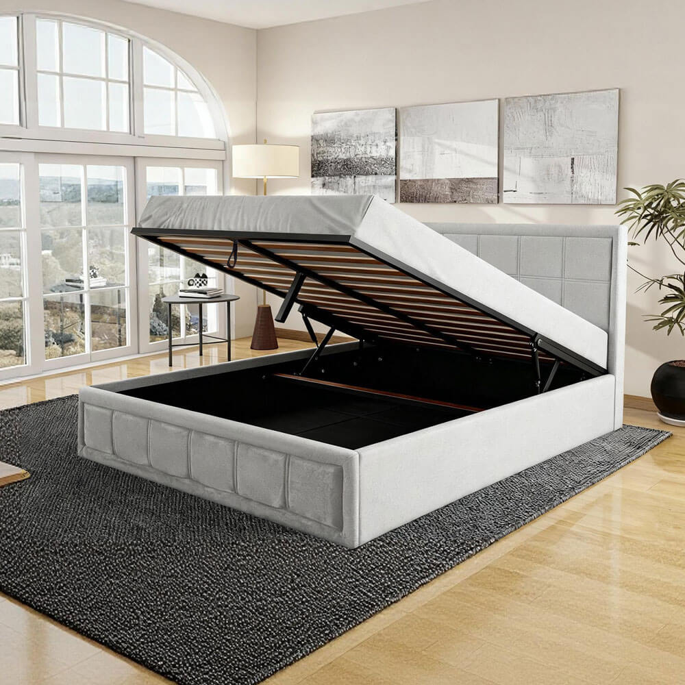 pneumatic storage bed