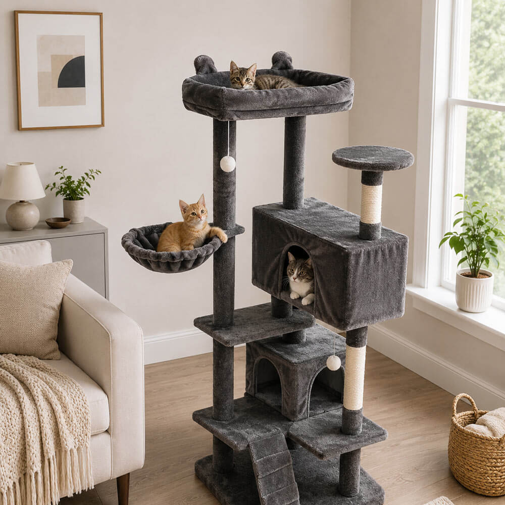 cat tree placement