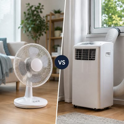 fan vs air conditioner UK